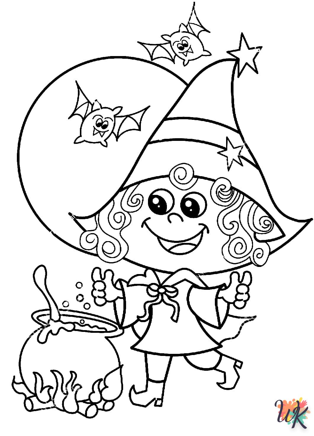 Strega 62 Disegni da Colorare Strega 60